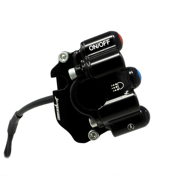 JetPrime CNC aluminium throttle housing Honda CBR 1000 RR SC77 black anodised JP ACC 017