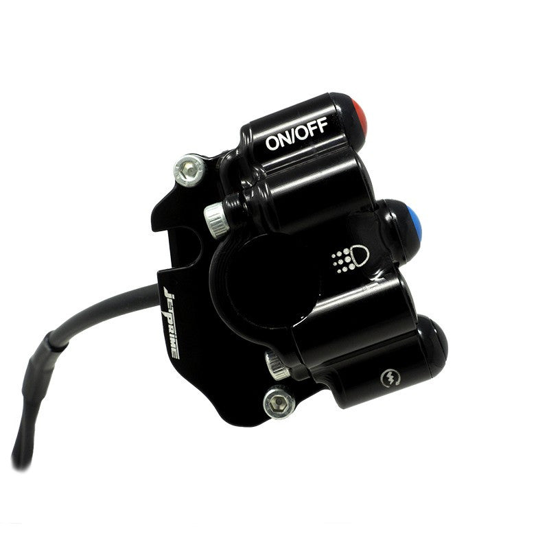 JetPrime CNC aluminium throttle housing Honda CBR 1000 RR SC77 black anodised JP ACC 017