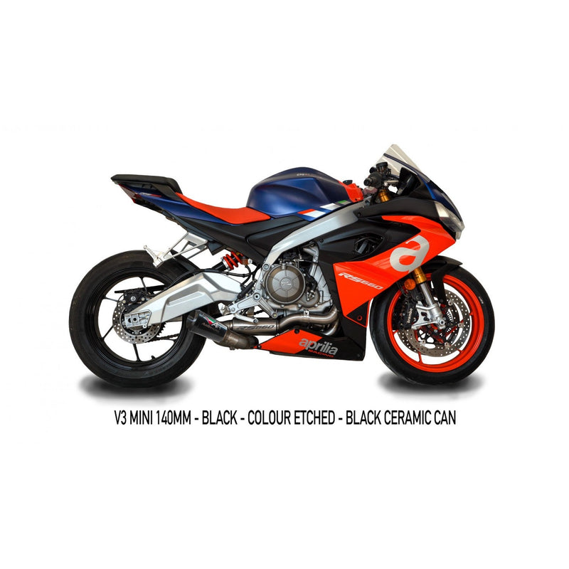 Austin Racing V3 Mini titanium full exhaust system on Aprilia RS 660