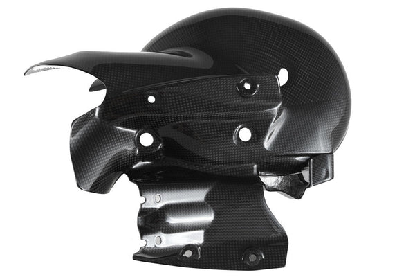 Fullsix carbon header heat shield for Ducati Panigale V4/S/R 2018-2021