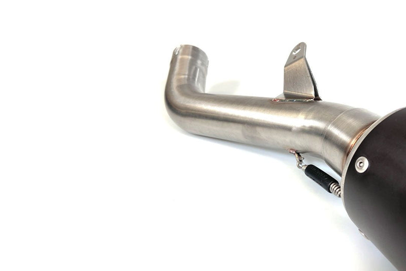 Arrow GP2 Dark stainless steel slip-on silencer 71542GPI for Aprilia RSV4 RR RF 2017-2018