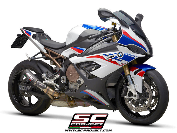 SC-Project CR-T slip-on silencer for BMW S1000RR K67 2020-2022 titanium carbon
