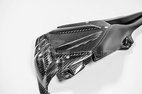 AP Carbon Line 200g twill carbon ECU cover with cooling duct for Yamaha YZF-R1/M RN65
