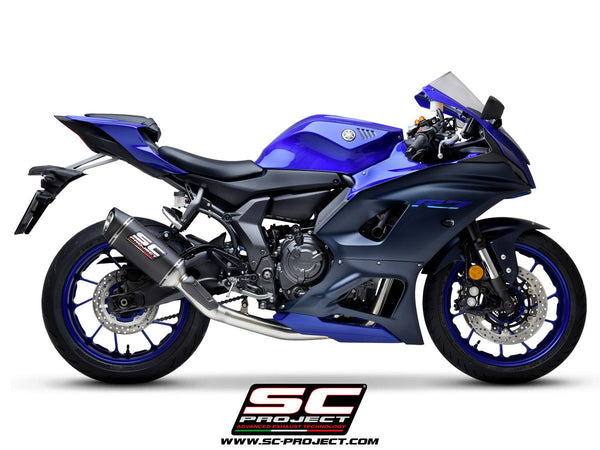 SC-Project SC1-S full exhaust system for Yamaha YZF-R7 2021-2025