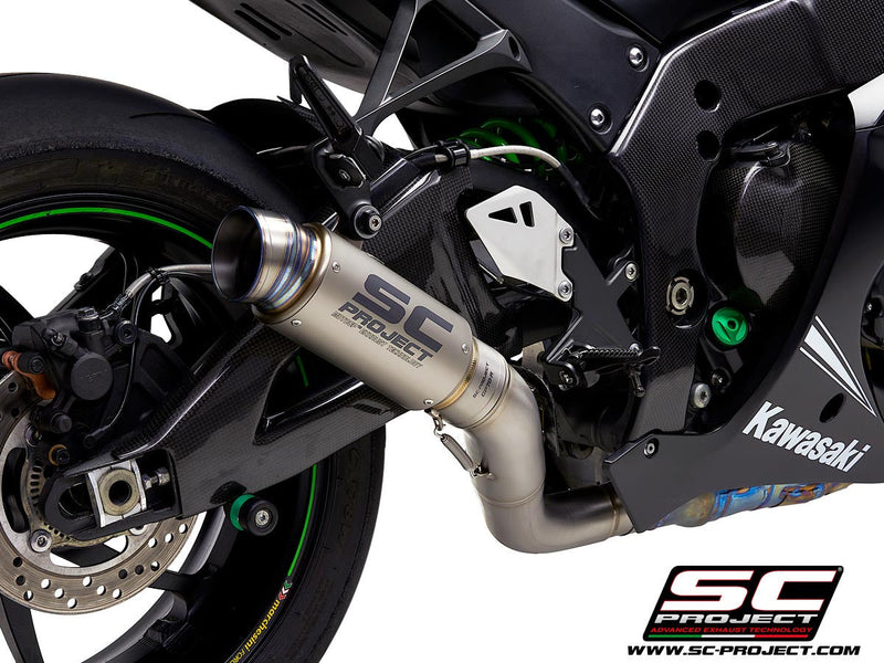 SC-Project GP70-R titanium slip-on silencer Kawasaki ZX-10R 2016-2020 K22A-DET70T