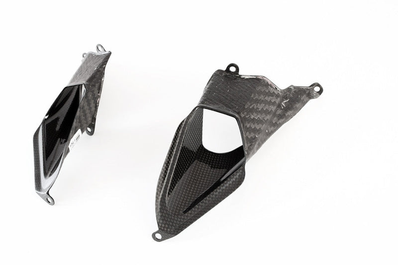 Fullsix carbon rear seat air intakes for Ducati Panigale 1199 in gloss finish