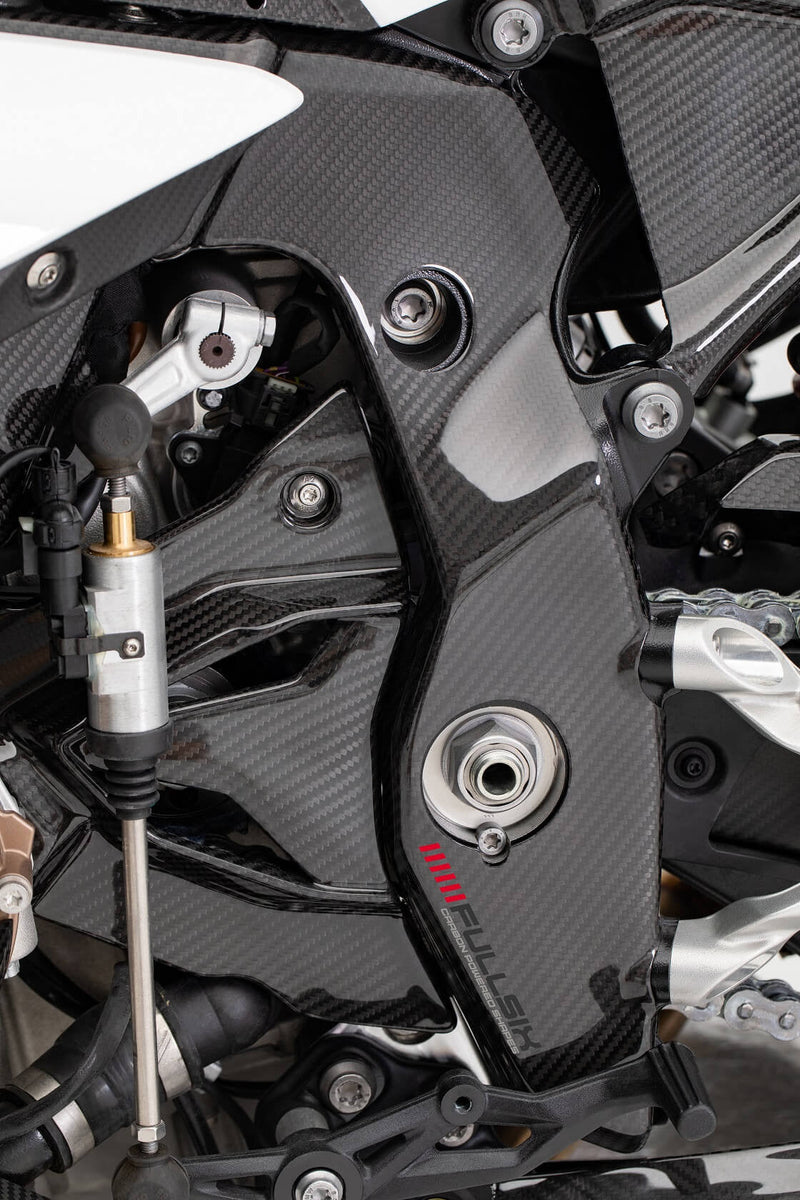 Fullsix carbon sprocket cover BMW S1000RR K67 245 Twill