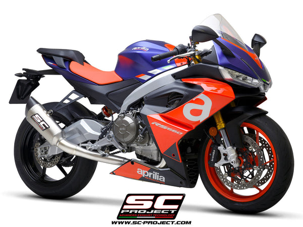 SC-Project Trofeo SC1-R 2-1 full exhaust system in titanium for Aprilia RS 660