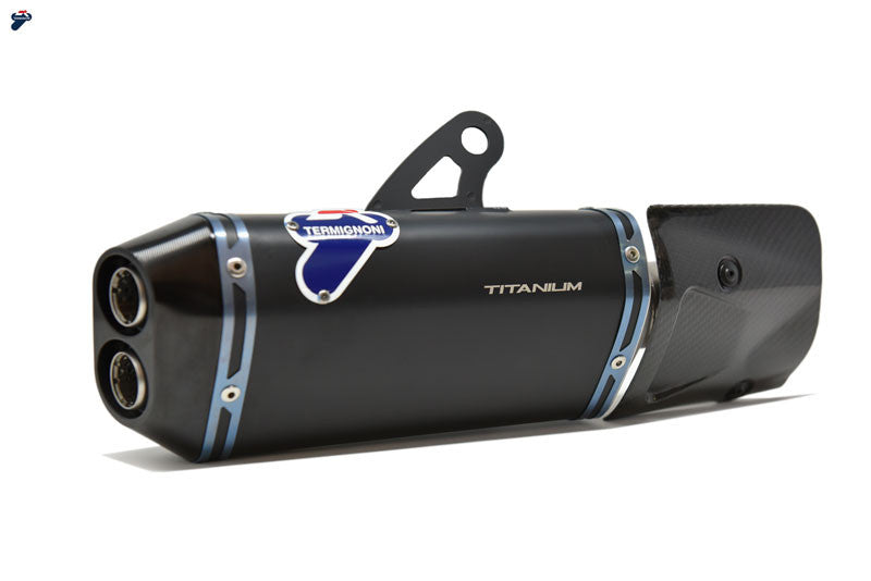 Termignoni Slip-On Kit Black Edition titanium silencers for Ducati Panigale V4/S/R 2018-2024