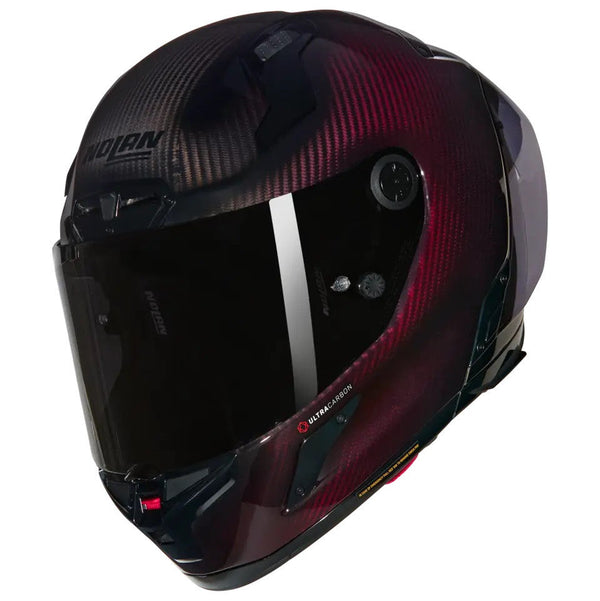 Nolan X-804 RS Ultra Carbon full-face helmet in Glossy Rot Liquido 326