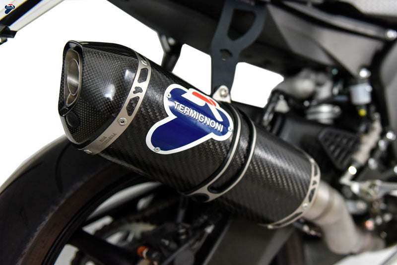 Termignoni Titanium Kit SSP full exhaust system for Yamaha YZF-R6, titanium headers and carbon silencer