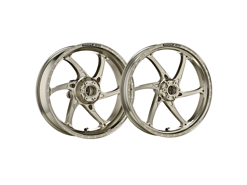 OZ Gass RS-A forged aluminium wheel set for Aprilia RS 660 in anodised finish