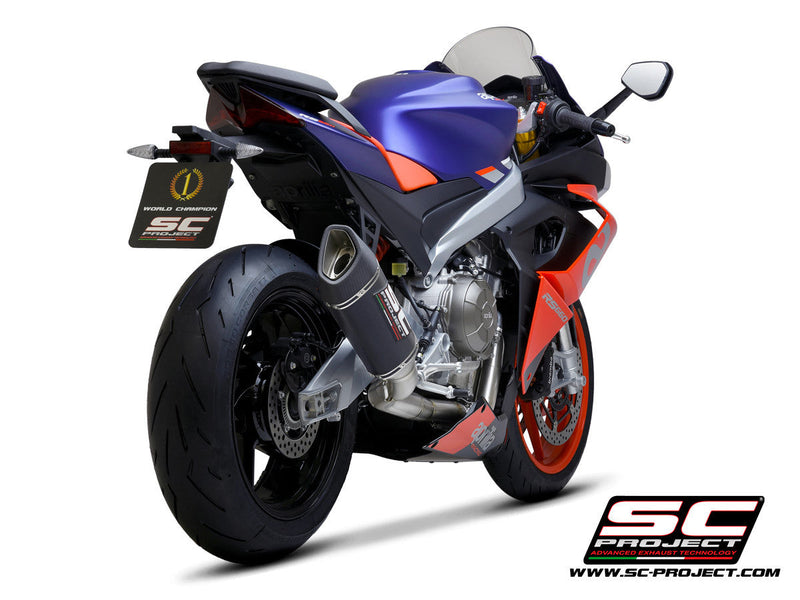 SC-Project Trofeo SC1-R 2-1 full exhaust system in titanium for Aprilia RS 660