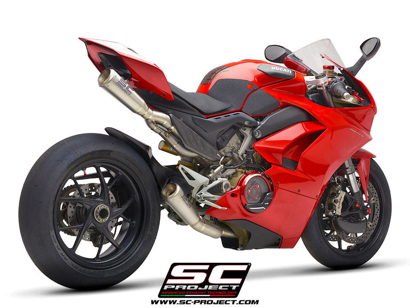 SC-Project S1-GP titanium full exhaust system Ducati Panigale V4/S D26A-TC43T