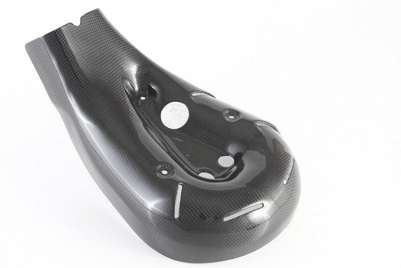 Fullsix carbon header heat shield for Ducati Panigale 1199 R S 2012-2017