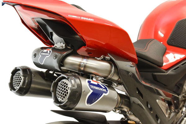 Termignoni D200 RHT stainless steel full exhaust system for Ducati Panigale V4/S 2018-2024
