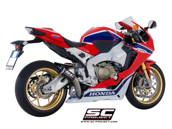 SC-Project CR-T slip-on silencer Honda CBR 1000 RR 2017-2019 carbon titanium H15A-HT36