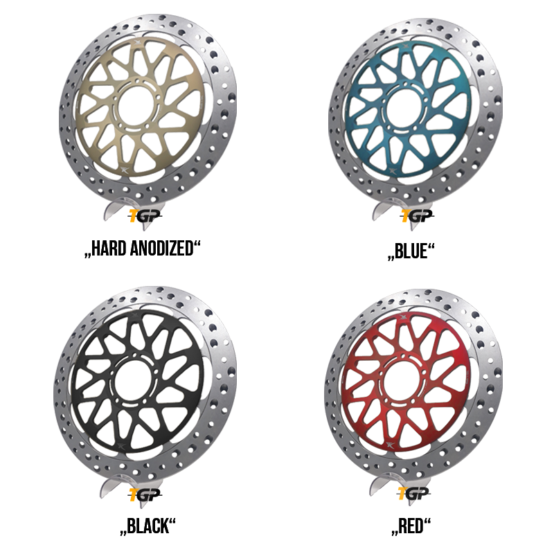 TK Dischi Freno SBK GP 7.0 brake disc kit for Ducati Panigale V4 – hard-anodised inner ring