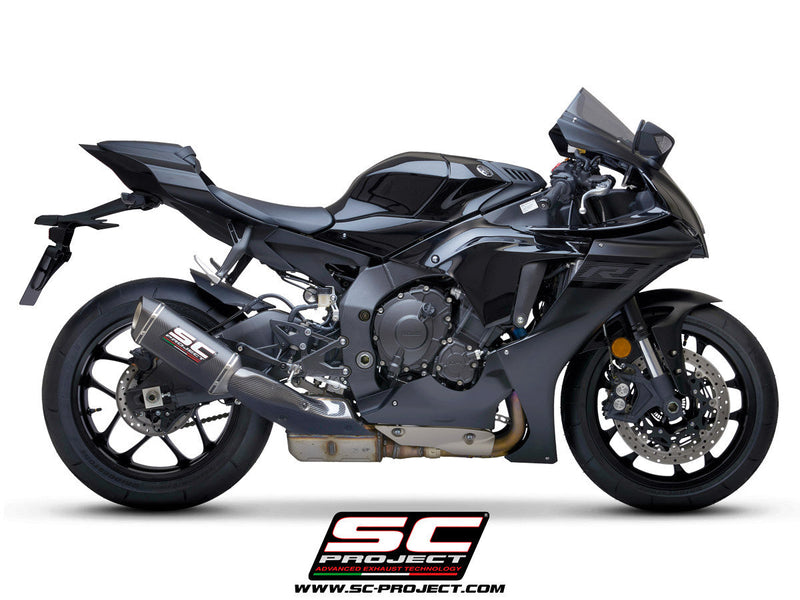 SC-Project SC1-S slip-on silencer for Yamaha YZF-R1 RN65 2020-2026