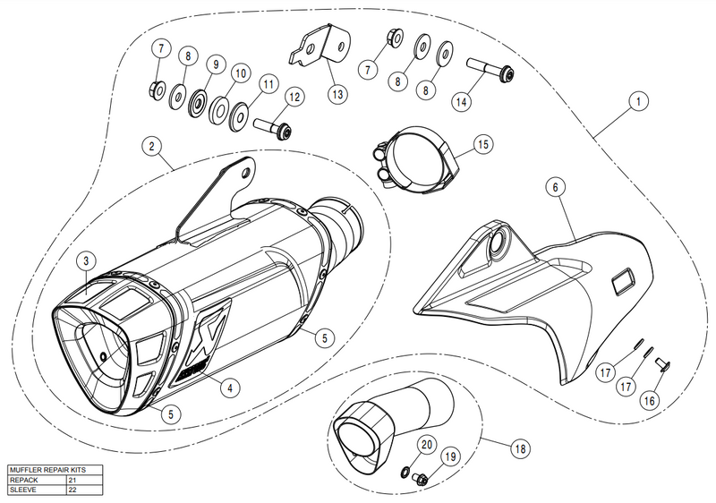 Akrapovic Slip-On Line titanium silencer on Yamaha YZF-R1 2015-2026