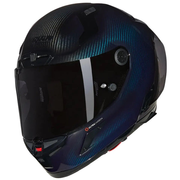 Nolan X-804 RS Ultra Carbon full-face helmet in Glossy Blue Liquido 328