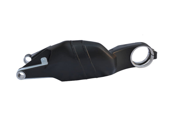 Pierobon +35 mm extended racing swingarm for Ducati Panigale V4/S/R in natural aluminium