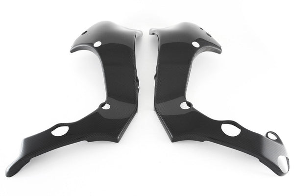 Fullsix 245 Twill carbon frame covers for Kawasaki ZX-10R 2011-2015, gloss finish