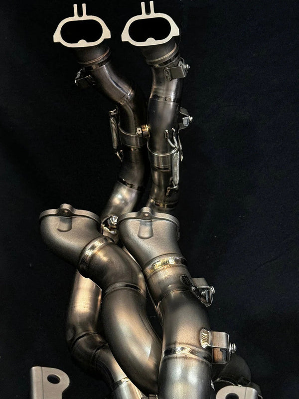 Vandemon High Titanium full exhaust system high mount for Ducati Panigale V4 V4 S V4 R 2018-2024