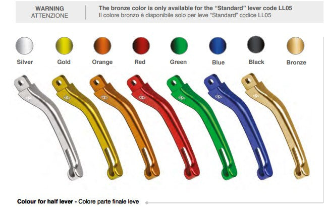 Bonamici Racing LB110 adjustable folding brake lever for Triumph Daytona 675/R