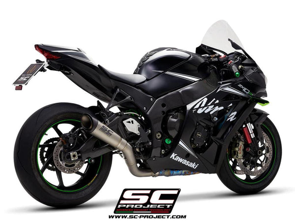 SC-Project S1 titanium slip-on silencer for Kawasaki ZX-10 R/RR 2016–2020