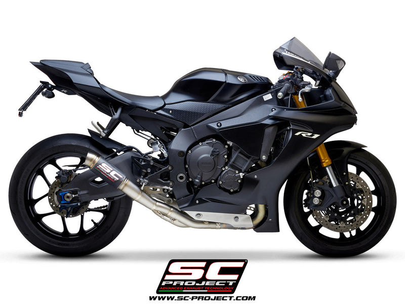 SC-Project GP70-R slip-on silencer for Yamaha YZF-R1 RN65 2020-2026