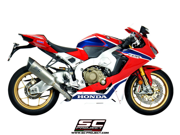 SC-Project SC1-R slip-on silencer Honda CBR 1000 RR 2017-2019 carbon titanium