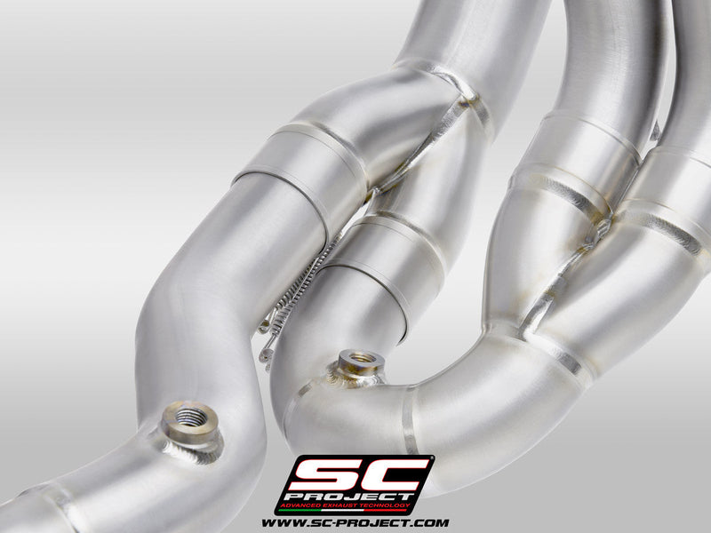 SC-Project SC1-R 350mm titanium full exhaust system on Aprilia RSV4 1100 Factory