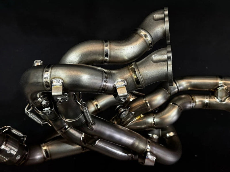 Vandemon High Titanium full exhaust system high mount for Ducati Panigale V4 V4 S V4 R 2018-2024