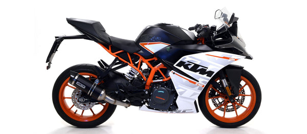 Arrow Thunder Aluminium Dark slip-on silencer 71860AKN for KTM RC 390 2017-2020