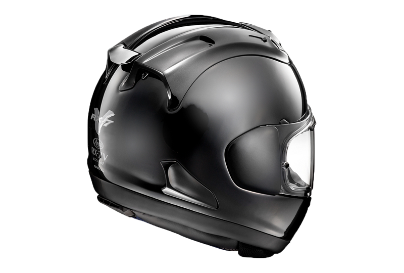 Arai RX-7V Evo full-face helmet in gloss Diamond Black finish
