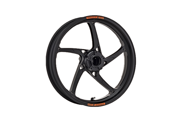 OZ Piega R forged aluminium front wheel for Ducati Panigale 899 in anodised Techno Black