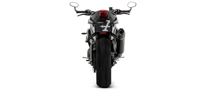 Arrow Veloce Aluminium slip-on silencer 71502VAN for Triumph Street Triple 765 2020-2022