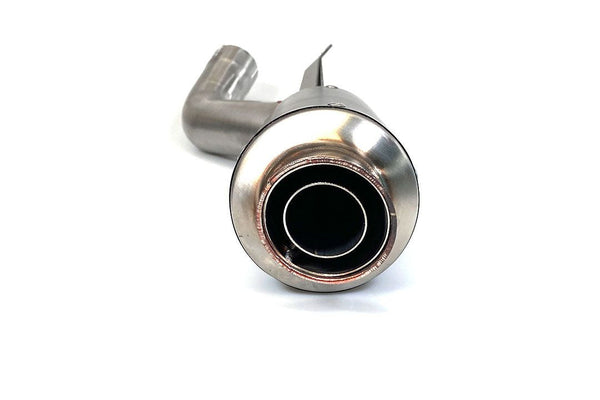 Arrow GP2 Dark stainless steel slip-on silencer 71542GPI for Aprilia RSV4 RR RF 2017-2018