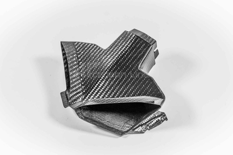 AP Carbon Line 400g twill carbon SBK air duct for Ducati Panigale V4/S/R 2022-2024