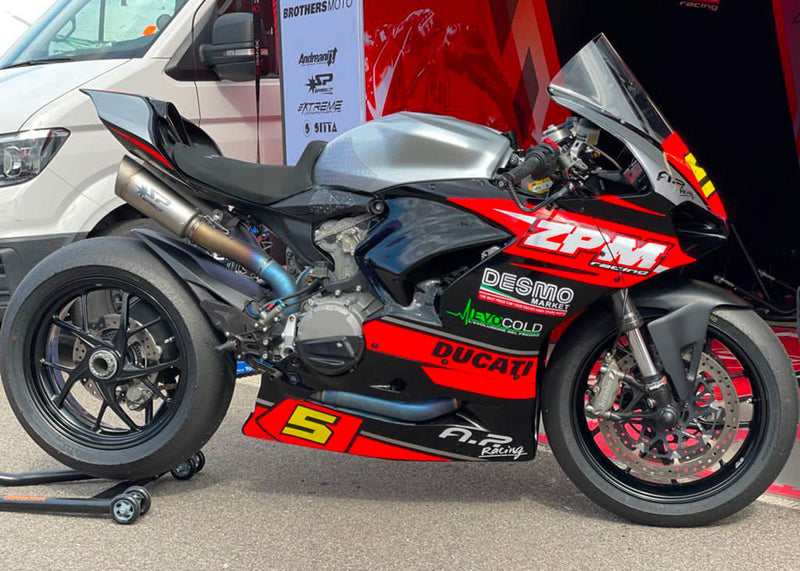 Spark Exhaust GDU8832 titanium full system exhaust on Ducati Panigale V2 955