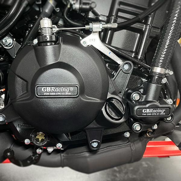 GBRacing engine cover protector complete set for Yamaha YZF-R3 2023–2026