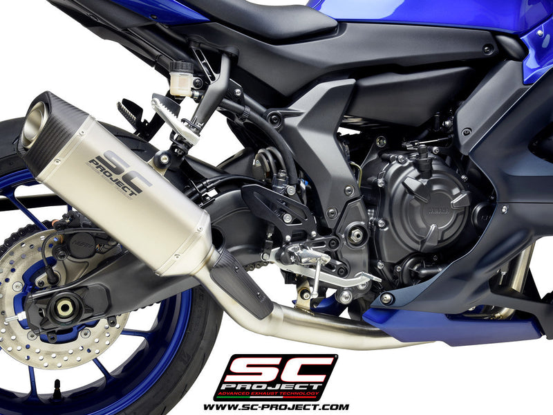 SC-Project SC1-S full exhaust system for Yamaha YZF-R7 2021-2025