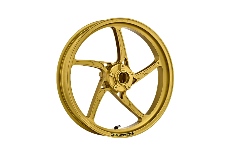 OZ Piega forged aluminium front wheel for Ducati Panigale 959 2016-2019 in Techno Gold anodised finish