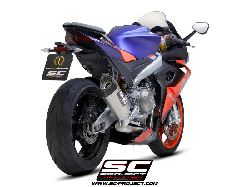 SC-Project Trofeo SC1-R 2-1 full exhaust system in titanium for Aprilia RS 660