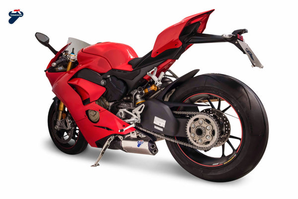 Termignoni slip-on silencer kit Ducati Panigale V4 titanium stainless D18409400ITA