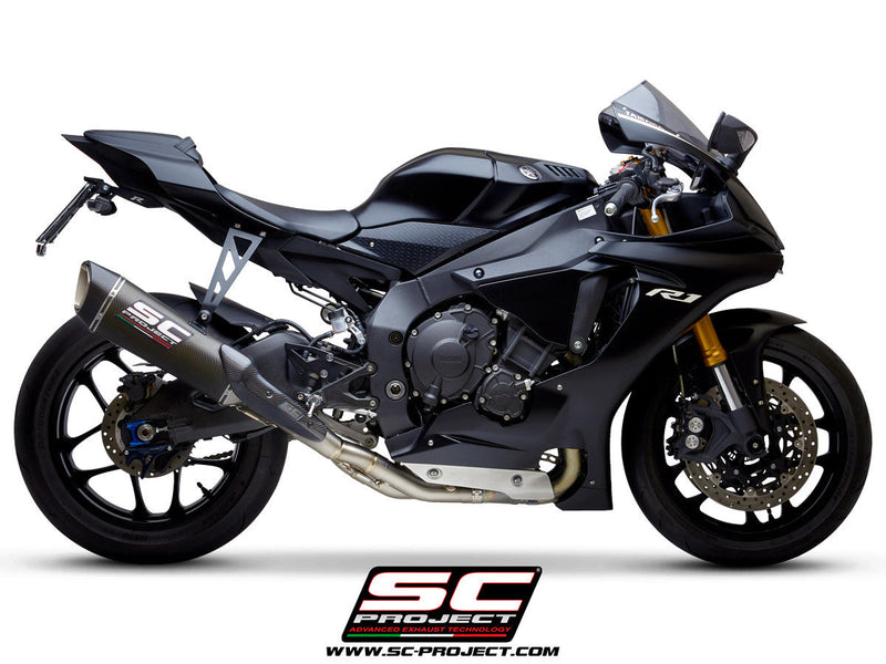SC-Project SC1-R slip-on silencer with catalyst replacement pipe for Yamaha YZF-R1 RN32 2015-2016