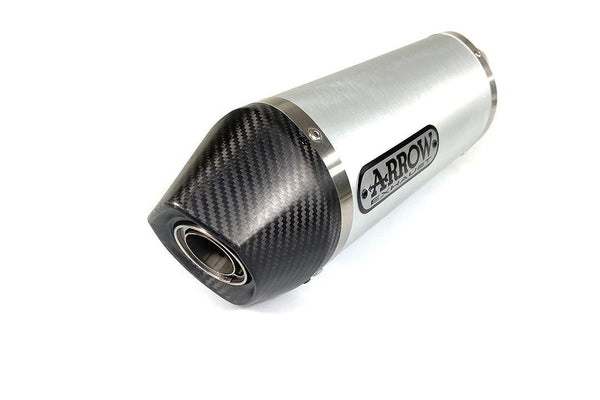 Arrow Race-Tech aluminium slip-on silencer with carbon end cap for Suzuki GSX-R 1000 2017-2023