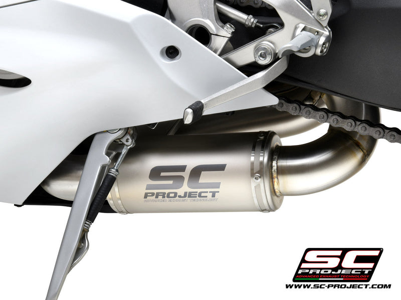 SC-Project S1 titanium semi-complete 2-1 exhaust system for Ducati Panigale V2 955