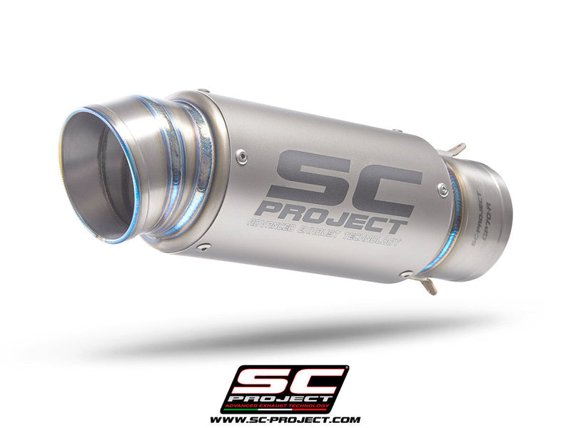 SC-Project GP70-R slip-on silencer with titanium de-cat link pipe for Yamaha YZF-R1 RN49